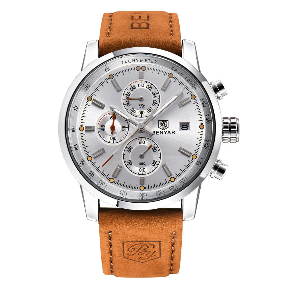 BENYAR Watches Men Luxury Brand Quartz Watch