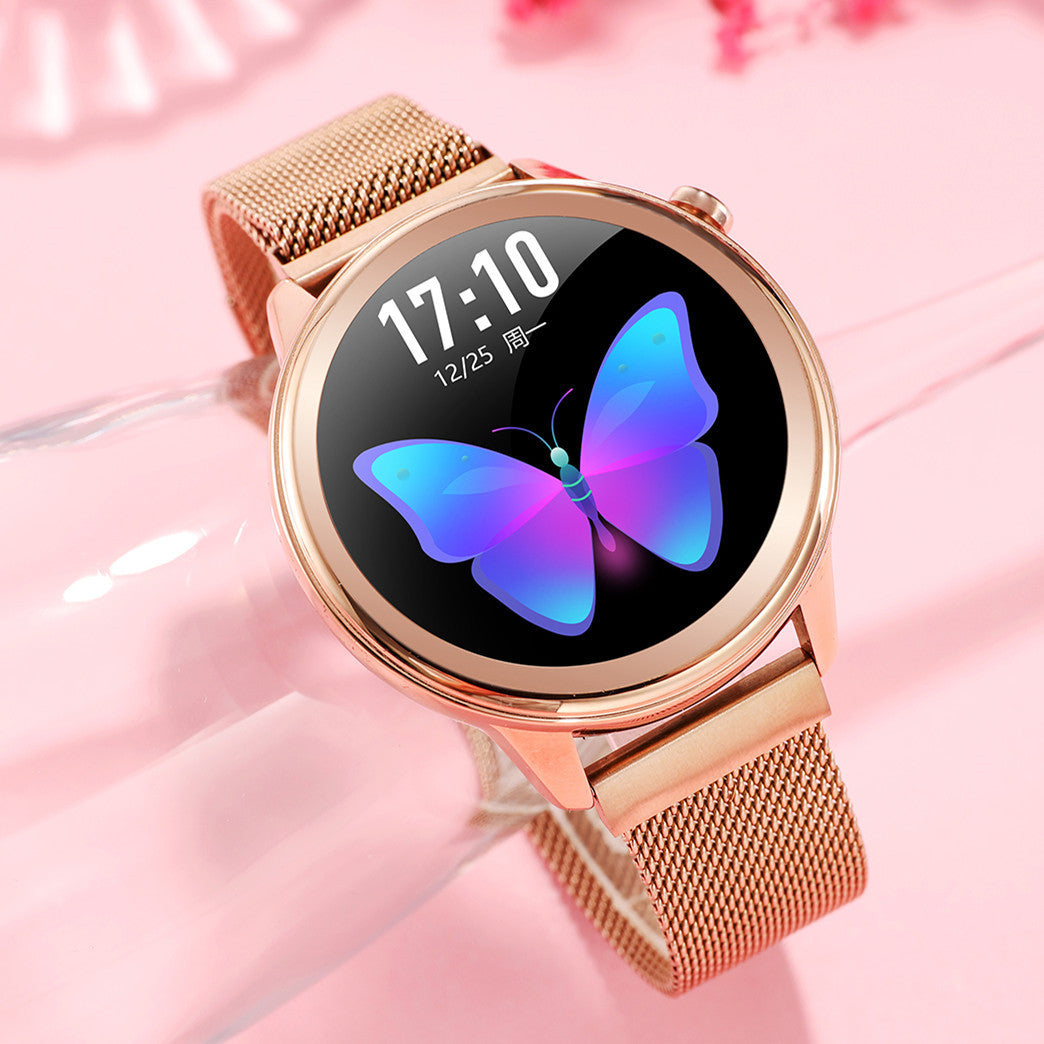 Fashion Smart Watch Ladies Heart Rate Blood Pressure Multifunctional Sport Watch Men Women Waterproof