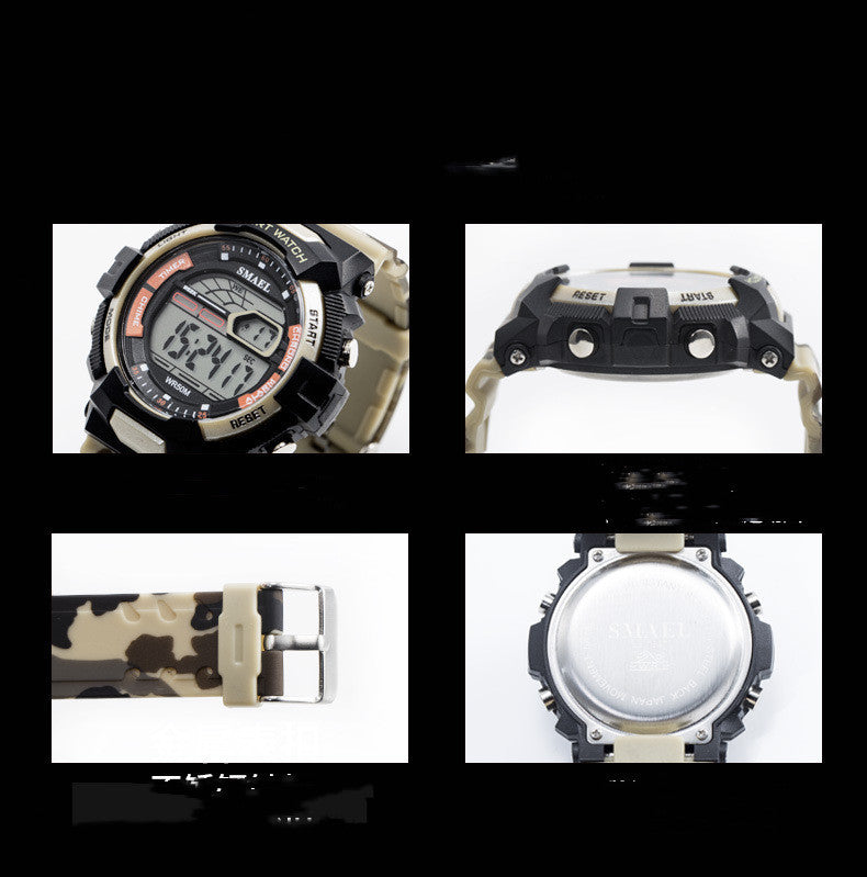 Outdoor Multifunctional Fashion Single Display Student Watch